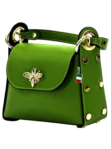 Florence Florence Umhängetasche Leder grün ca. 19cm