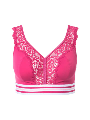Ulla Popken BH ohne Bügel in pink