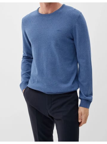 S. Oliver Pullover in Blau