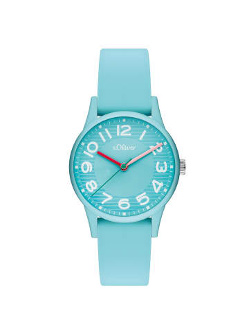 s.Oliver Quarzuhr SO-3517-PQ in Blau