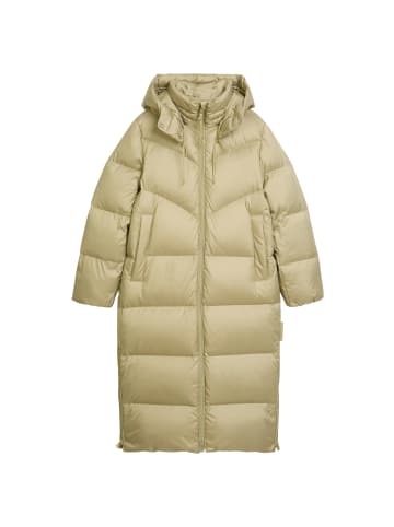 Marc O'Polo DENIM Daunen-Puffermantel mit Kapuze relaxed in Artichoke Leaf