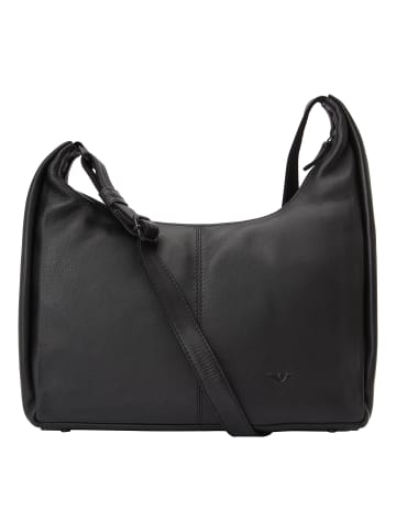 VLD VOi Leather Design 4 Season Umhängetasche Leder 32 cm in schwarz
