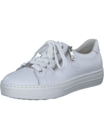 rieker Schnürschuhe in sportweiss/weiss