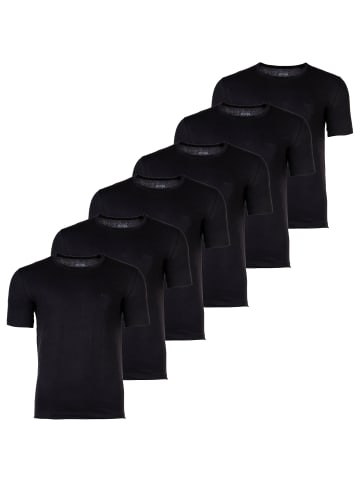 BOSS T-Shirt 6er Pack in Schwarz