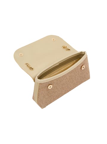 faina Women Flap Bag in Gold