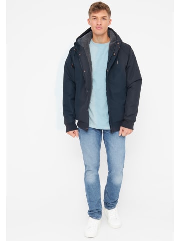 Derbe Winterjacke Festholm Short in Navy/Grey