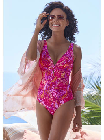 Vivance by Lascana Badeanzug in pink bedruckt