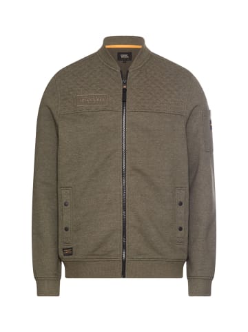 Camel Active Sweat-Bomberjacke mit Ärmeltasche in Olivgrün