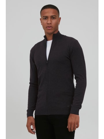 INDICODE Strickjacke IDBadi 35543MM Feinstrick Jacke in grau melange