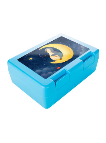 Mr. & Mrs. Panda Brotbüchse Pinguin Mond Design ohne Spruch in Weiß