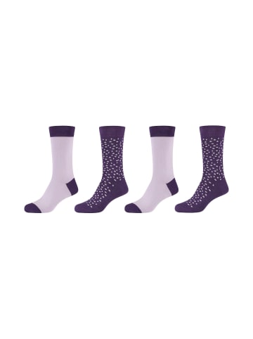 camano Socken 4er Pack ca-soft in mulberry purple