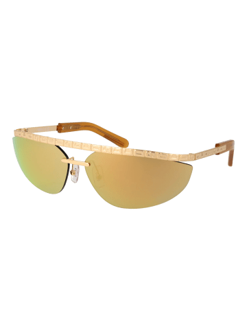 GCDS Unisex Sonnenbrillen Randlos Gold