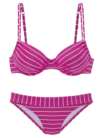 Vivance Bügel-Bikini in beere-creme