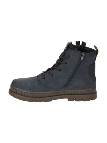 Bugatti Schnürstiefeletten in Blau