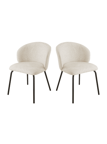 CALICOSY Konsole PALMO in Beige - (W) 45 x (H) 79 x (L) 49 cm