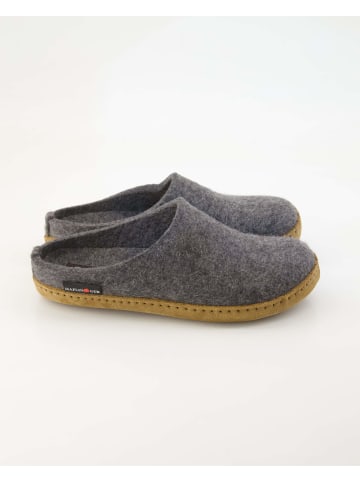 HAFLINGER Offene Hausschuhe in Grau