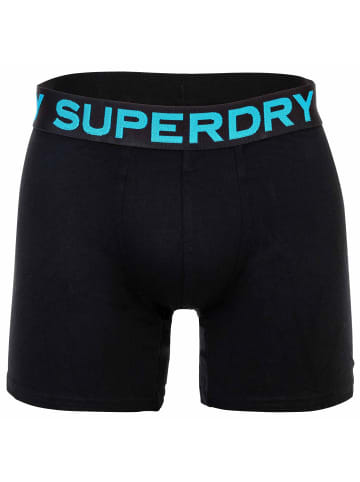 Superdry Boxershort 3er Pack in Schwarz/Blau/Gelb