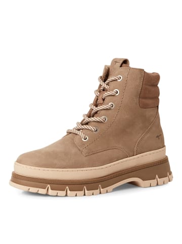 Tamaris Schnürboots in Beige