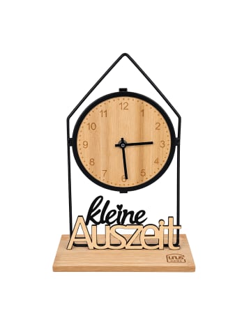 UNUS UNUS® Tischuhr Quarzwerk "Kleine Auszeit" in Braun