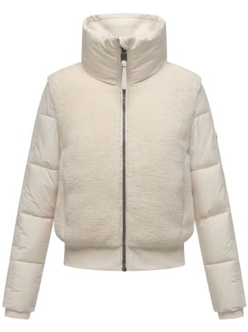 Navahoo Fleecejacke Teddyzone 14 in Offwhite