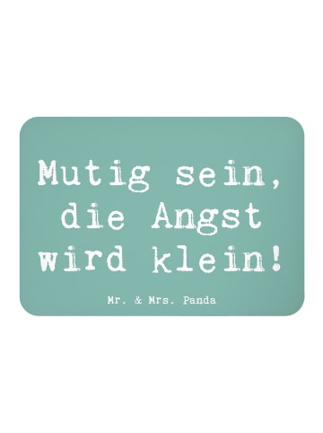 Mr. & Mrs. Panda Whiteboard Magnet Spruch Angst überwinden mit S... in Meeresbrise