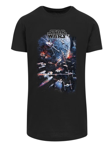 F4NT4STIC T-Shirt Star Wars Galaxy Space Fight Classic in schwarz