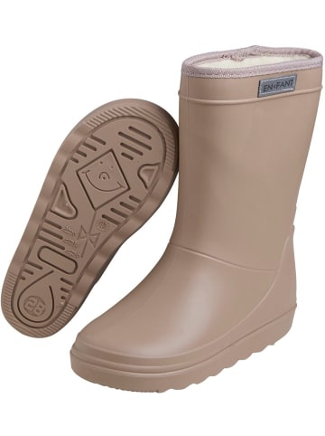 En Fant Kinder Winterschuhe "Thermo Boots Solid" in Braun