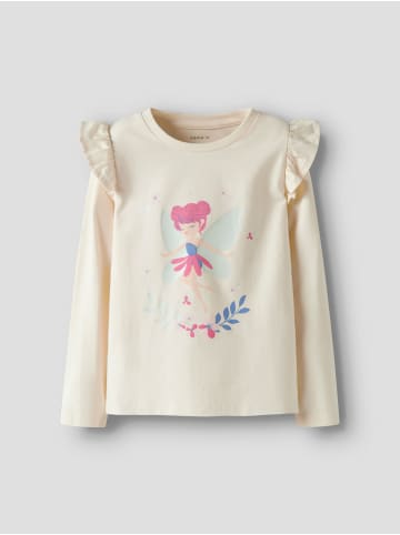 name it Langarmshirt Feen-Print NMFTIKKA in gardenia