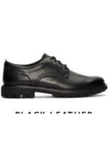 Clarks Schnürschuhe Batcomb Tie in Schwarz