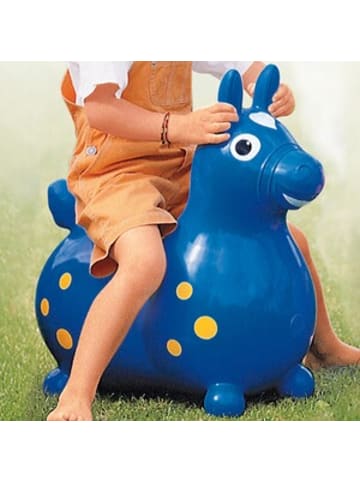 Gymnic Sitz- und Hüpfpferdchen Rody in Blau
