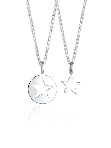 Elli Halskette 925 Sterling Silber Sterne, Stern in Silber