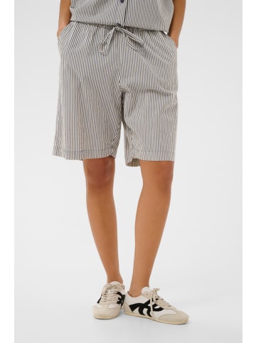 Kaffe Shorts KAnaya Regular fit in Midnight/White Stripe