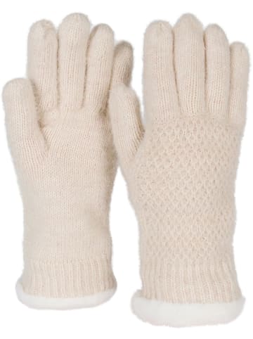 styleBREAKER Strickhandschuhe in Beige