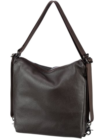 Mandarina Duck Rucksack Mellow Leather Hobo FZT72 in Mole