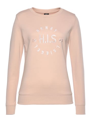 H.I.S Sweatshirt in salmon