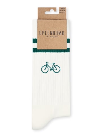 GreenBomb Tennis Socks Bike Pixel in Sand