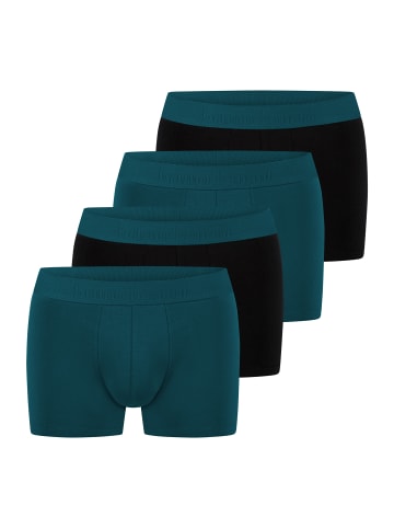 Bruno Banani Retro Short / Pant Flowing in Grün / schwarz