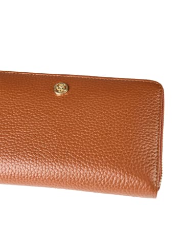 Esquire Alexandria Geldbörse RFID Schutz Leder 17 cm in braun