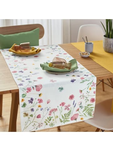 Sander Baumwolle Tischläufer Suzanne in bunt