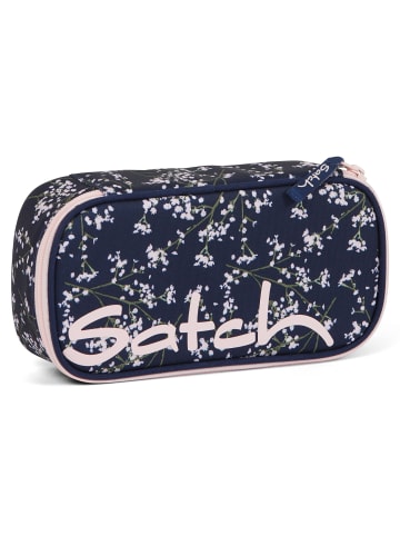Satch Schlampermäppchen 22 cm in dark blue rose white