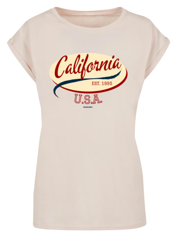 F4NT4STIC T-Shirt California SHORT SLEEVE TEE in Whitesand