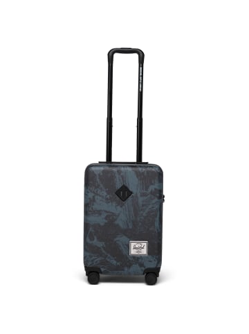 Herschel Heritage Hardshell - 4-Rollen Kabinentrolley 55 cm in steel blue shale rock