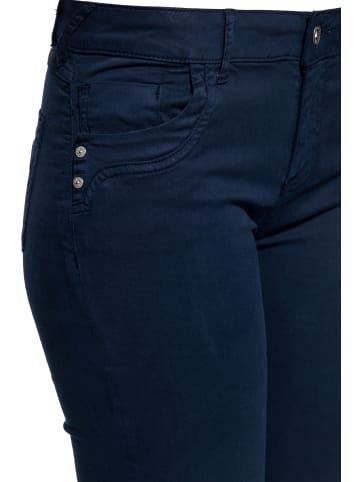 ATT Jeans ATT Jeans ATT JEANS Slim Fit Hose mit offenen Kanten Leoni in Night Sky