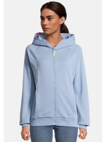 Salzhaut Sweatjacke LÖSEN in Ice Blue