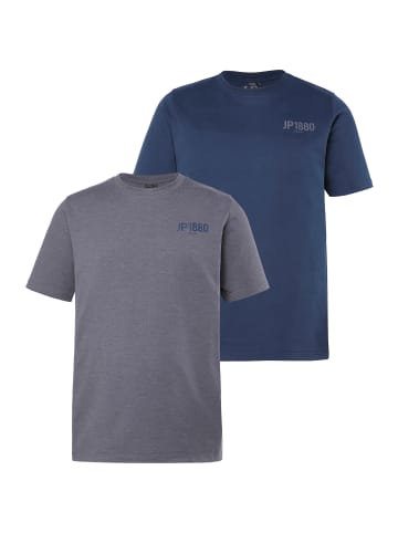 JP1880 Kurzarm T-Shirt in navy blau