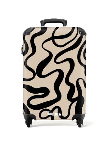 NoBoringSuitCases Suitcase, Handgepäck, Koffer, Reisekoffer Abstrakte Wellen
