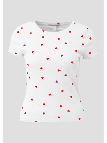 QS T-Shirt in 02A0_creme