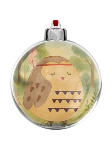 Mr. & Mrs. Panda kunststoff weihnachtskugel Eule Federschmuck De... in Weiß