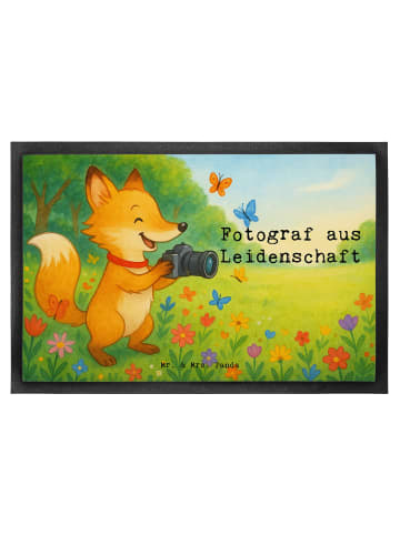 Mr. & Mrs. Panda Fußabstreifer Fotograf Leidenschaft Design mit ... in Weiß