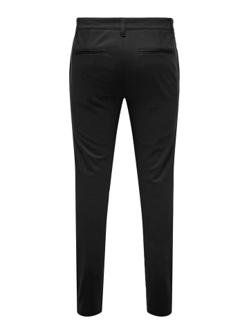 Only&Sons Elegante Stoffhose Stretch Chino Pants Business ONSTHOR in Schwarz